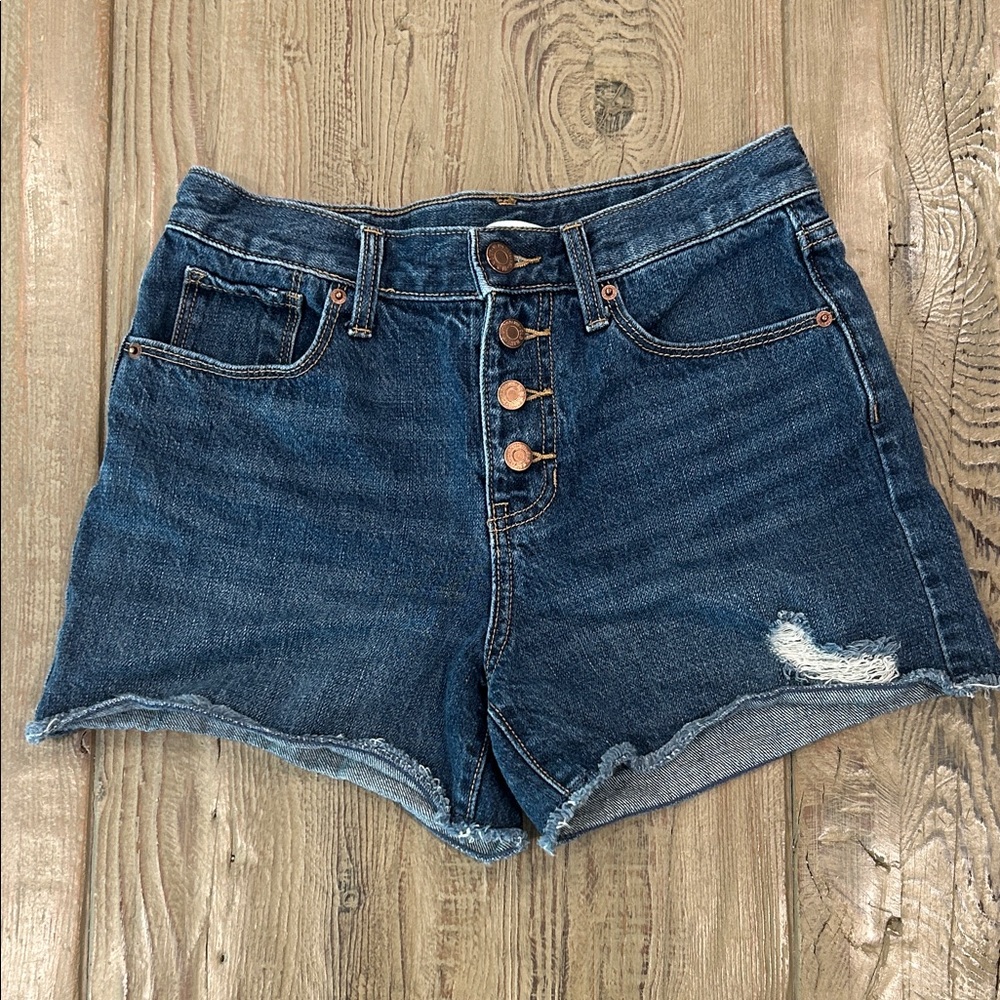 Old Navy Girls Denim Button-Fly Shorts